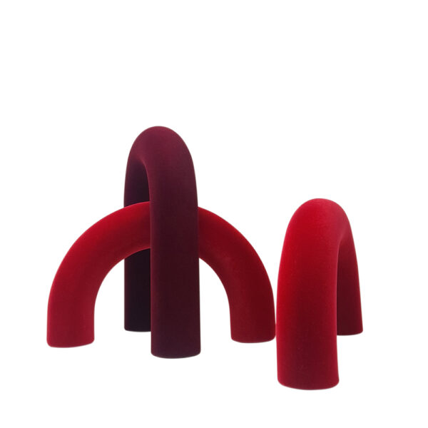 Set Arch Velvet Red