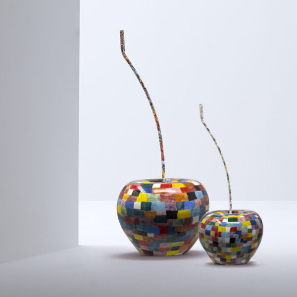 Cherry Floor Art - Dipinta a mano