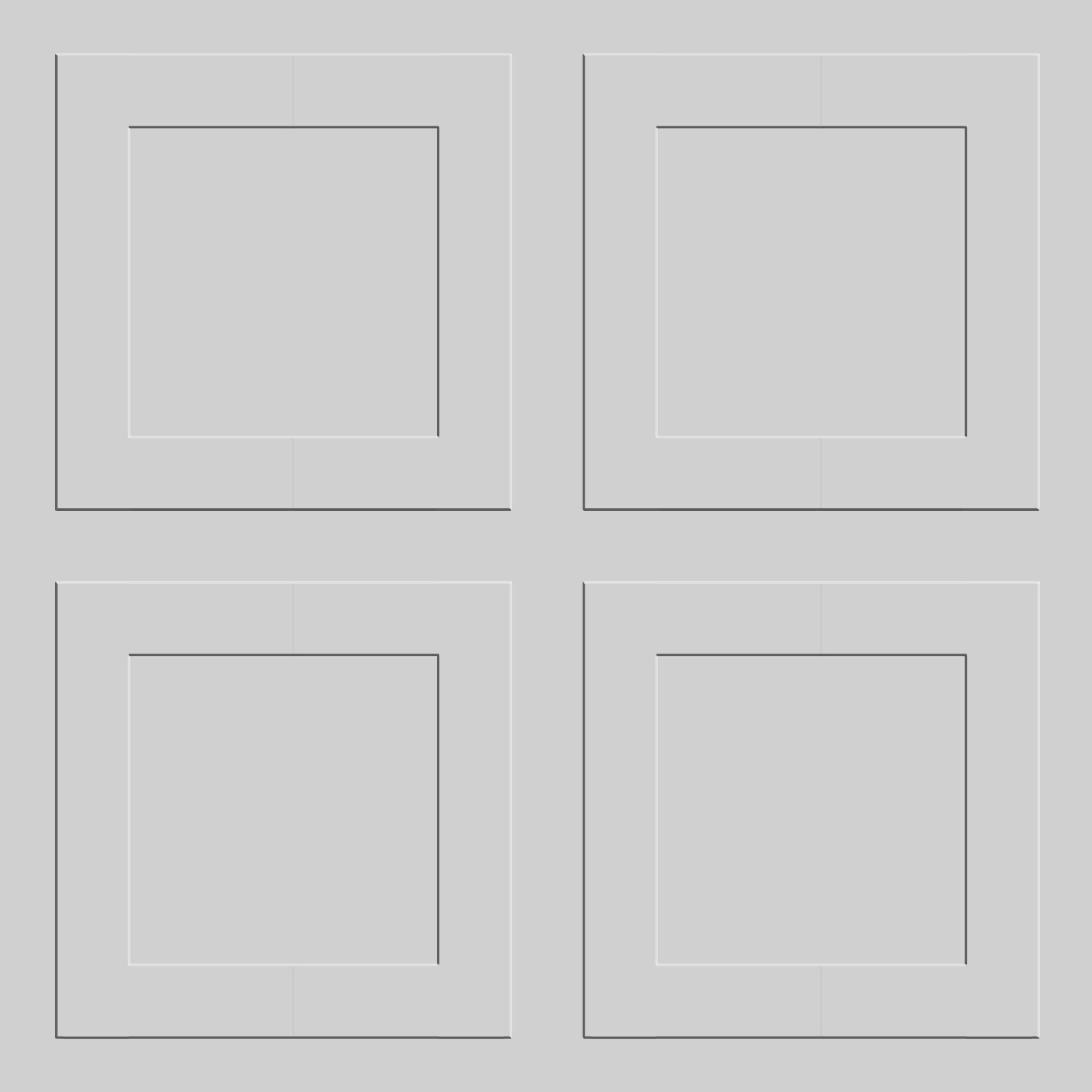 Boiserie Square - 3D - immagine 2