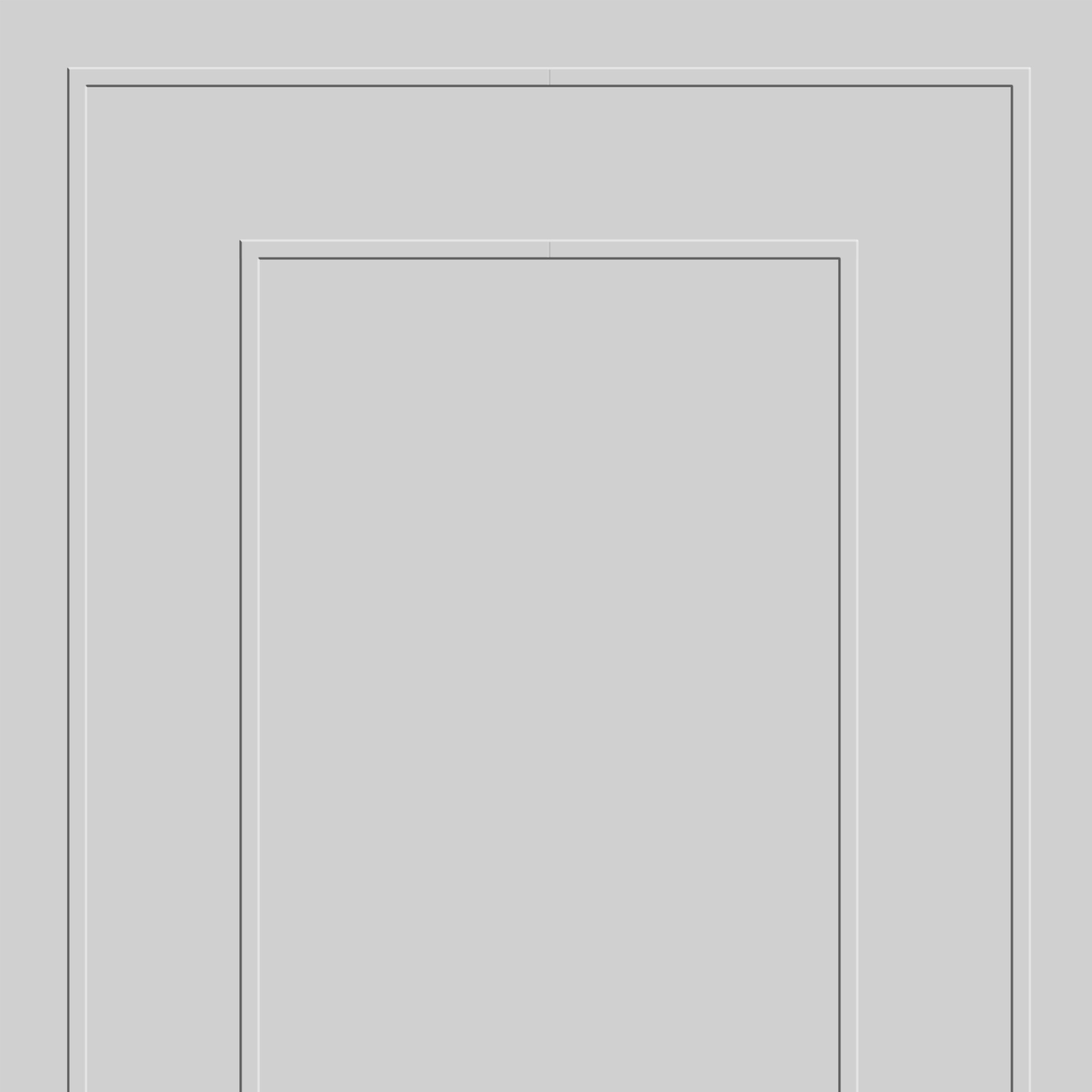 Boiserie Modern Frame - 3D - immagine 2