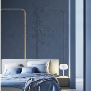 Boiserie Rose Frame - 3D