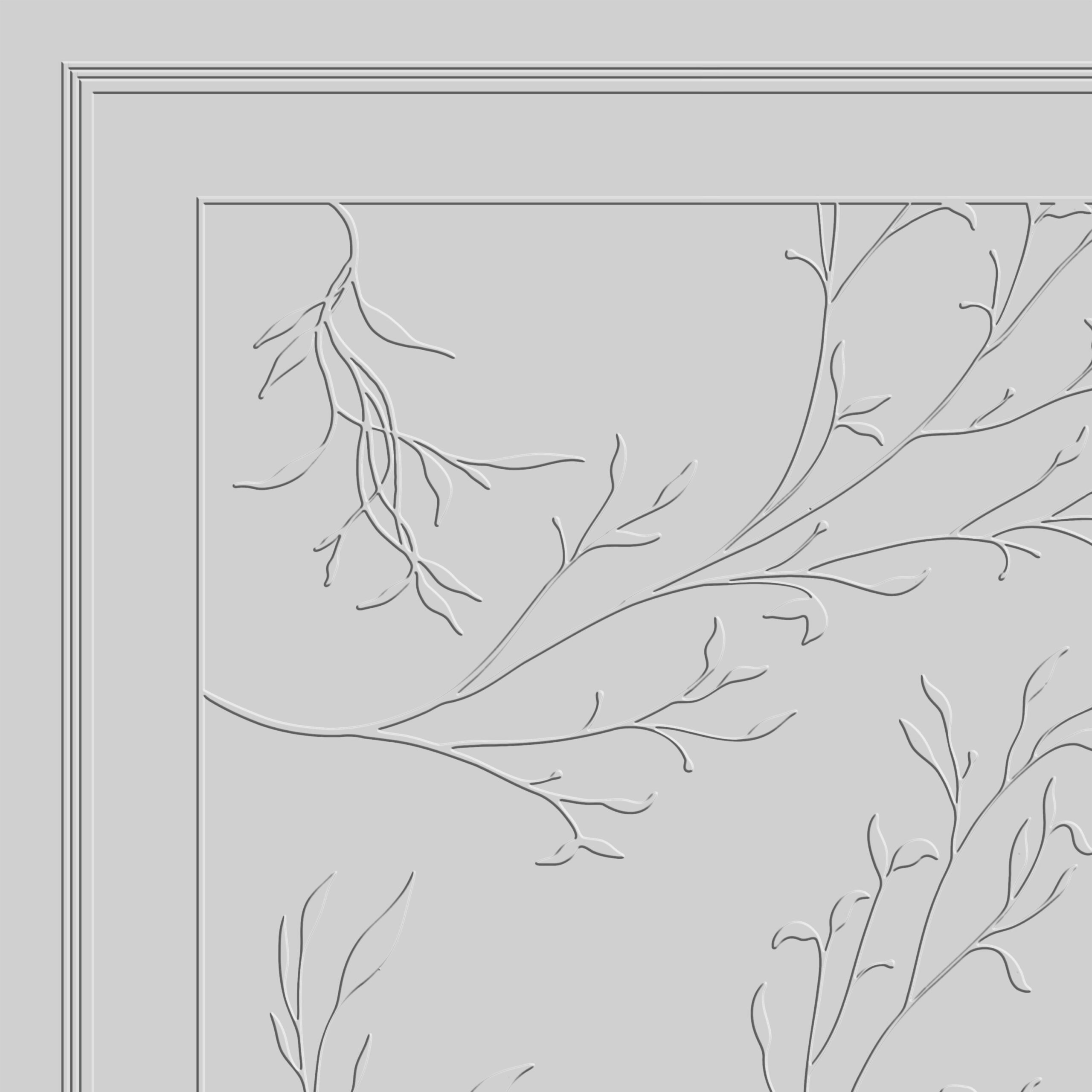 Boiserie Leaves - 3D - immagine 2