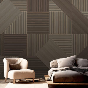 Diagonal Grid Noce_Walnut - 3D PRINT